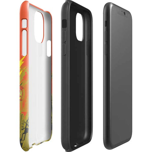DC Comics The Flash City Collage Art iPhone 11 Impact Case