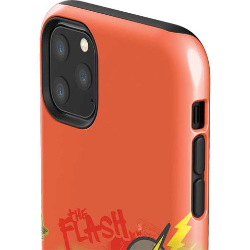 DC Comics The Flash City Collage Art iPhone 11 Pro Max Impact Case