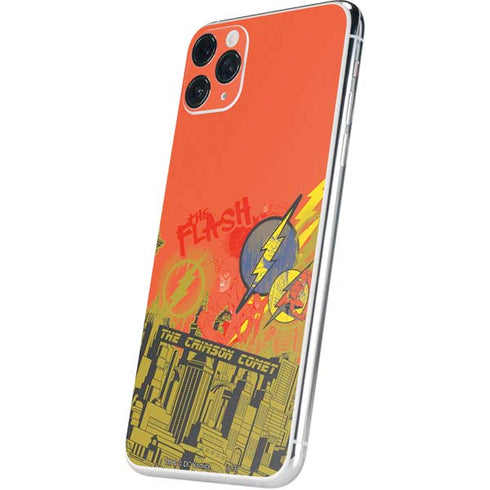 DC Comics The Flash City Collage Art iPhone 11 Pro Max Skin