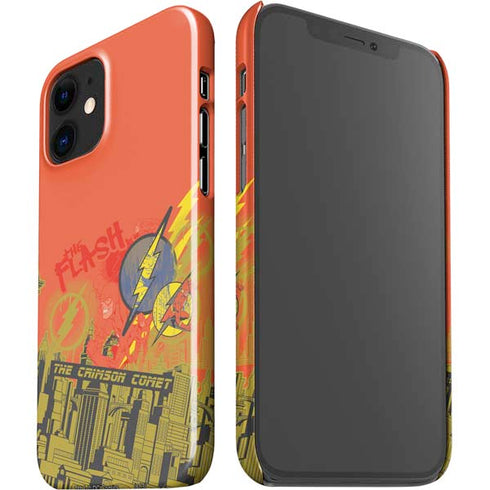 DC Comics The Flash City Collage Art iPhone 12 Mini Lite Case
