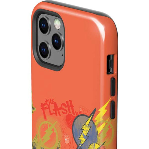 DC Comics The Flash City Collage Art iPhone 12 Pro Impact Case
