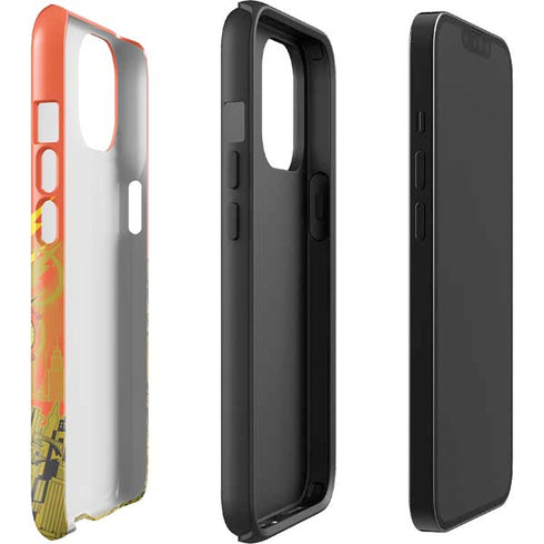DC Comics The Flash City Collage Art iPhone 13 Impact Case