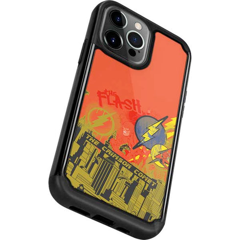DC Comics The Flash City Collage Art iPhone 13 Pro Cargo Case