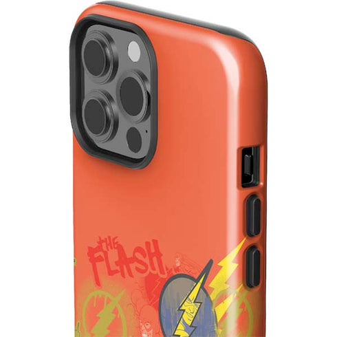 DC Comics The Flash City Collage Art iPhone 15 Pro Max Impact Case