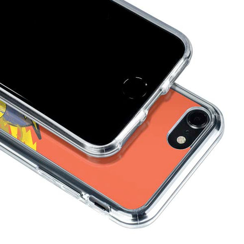 DC Comics The Flash City Collage Art iPhone SE (2nd & 3rd Gen) Clear Case