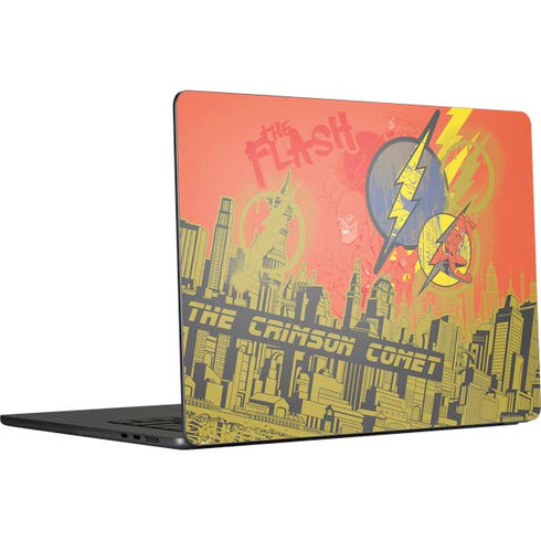 DC Comics The Flash City Collage Art MacBook Air 15 in (2023) Skin