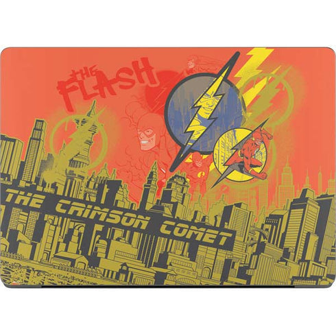 DC Comics The Flash City Collage Art MacBook Pro 14in (2021-24) Skin