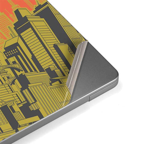 DC Comics The Flash City Collage Art MacBook Pro 14in (2021-24) Skin