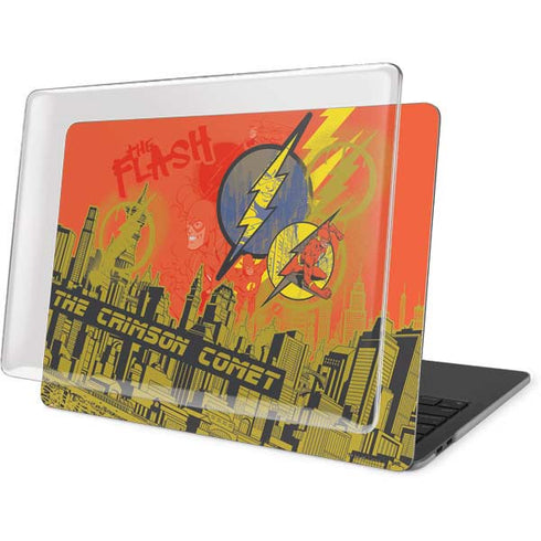 DC Comics The Flash City Collage Art MacBook Pro 16in (2019-20) Case plus Skin