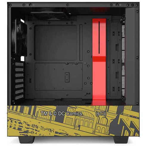 DC Comics The Flash City Collage Art NZXT H510 Compact ATX Mid-Tower Case Skin