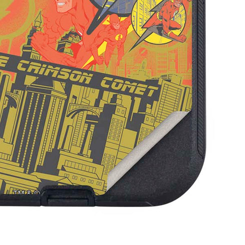 DC Comics The Flash City Collage Art Otterbox Defender iPhone Skin