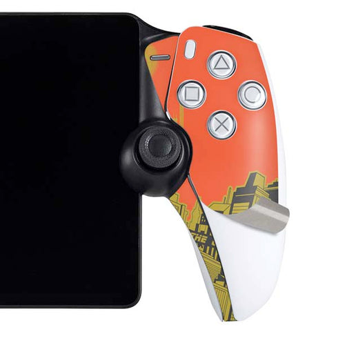 DC Comics The Flash City Collage Art PlayStation Portal Remote Player Skin