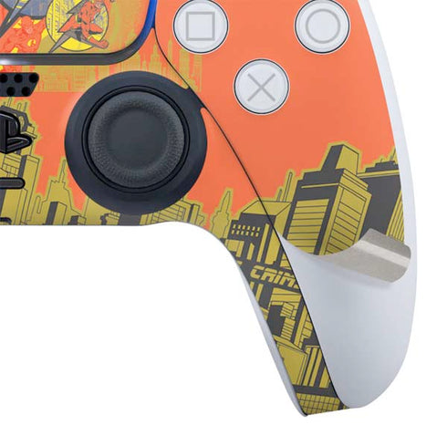 DC Comics The Flash City Collage Art PS5 Controller Skin