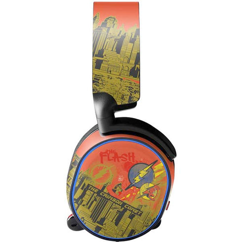 DC Comics The Flash City Collage Art SteelSeries Arctis 5 Skin