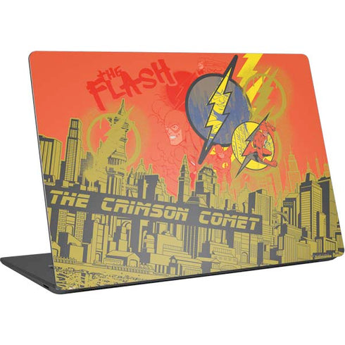 DC Comics The Flash City Collage Art Surface Laptop 4 15in Skin