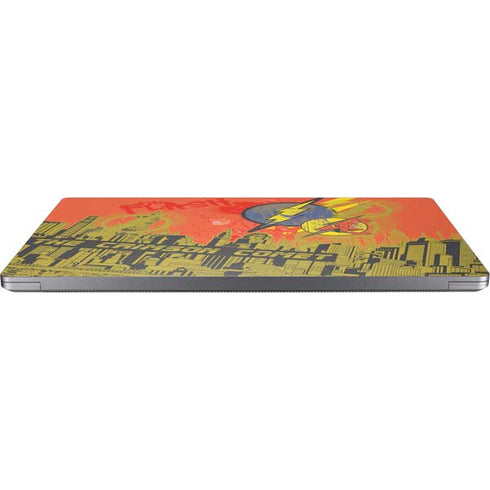 DC Comics The Flash City Collage Art Universal Laptop 12in (9.8 x 6.8in) Skin