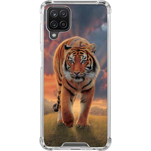 Vincent Hie Rising Tiger Galaxy A12 Clear Case