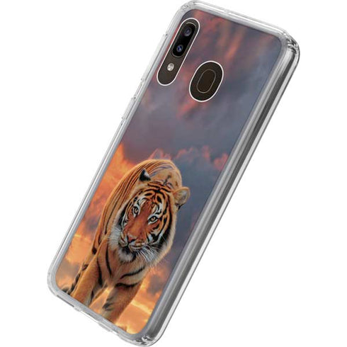 Vincent Hie Rising Tiger Galaxy A20 Clear Case