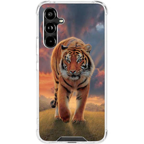 Rising Tiger by Vincent Hie Galaxy A54 5G Clear Case