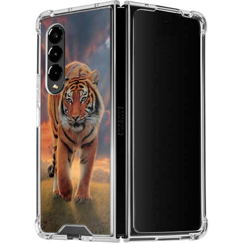 Vincent Hie Rising Tiger Galaxy Z Fold4 5G Clear Case
