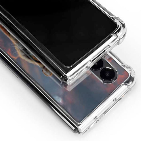 Vincent Hie Rising Tiger Galaxy Z Fold4 5G Clear Case