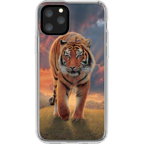 Rising Tiger by Vincent Hie iPhone 11 Pro Clear Case