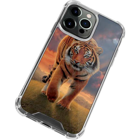 Rising Tiger by Vincent Hie iPhone 15 Pro Clear Case