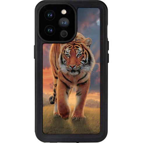 Vincent Hie Rising Tiger iPhone 14 Pro Max Waterproof Case
