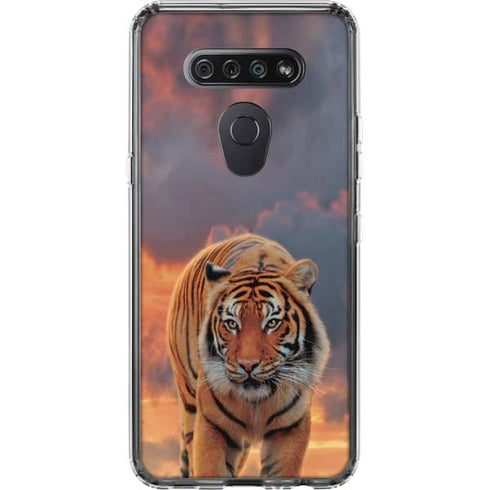 Rising Tiger by Vincent Hie LG K51/Q51 Clear Case