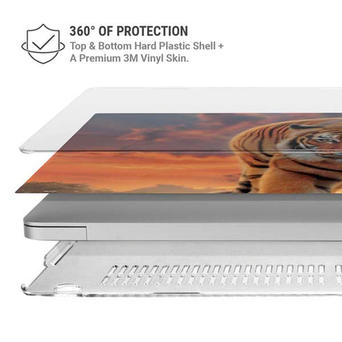 Rising Tiger by Vincent Hie MacBook Air 15in (2023-2025) Case plus Skin