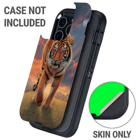 Rising Tiger by Vincent Hie Otterbox Defender iPhone Skin
