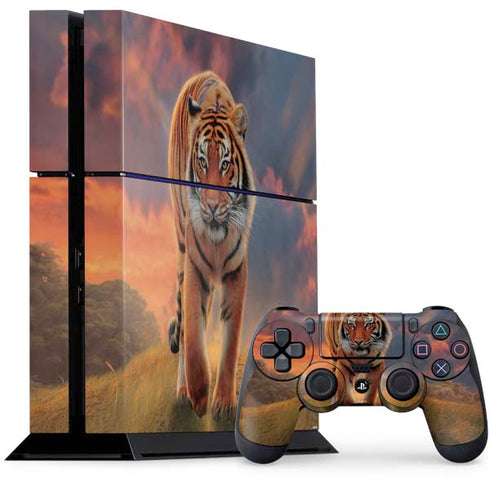 Vincent Hie Rising Tiger PS4 Console and Controller Bundle Skin