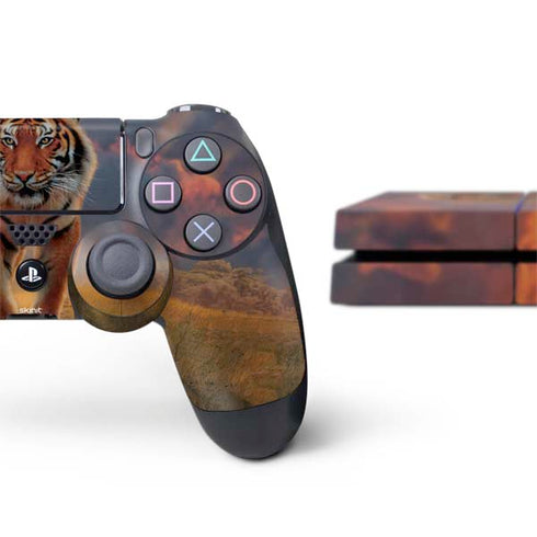 Vincent Hie Rising Tiger PS4 Console and Controller Bundle Skin