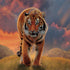 Vincent Hie Rising Tiger PS4 Slim Skin