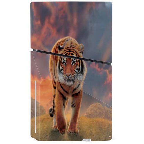 Rising Tiger by Vincent Hie PS5 Slim Disk Bundle Skin