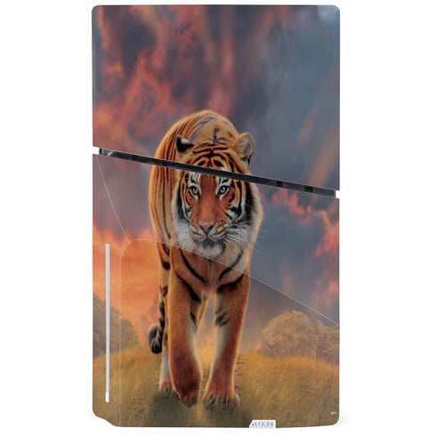 Rising Tiger by Vincent Hie PS5 Slim Disk Console Skin