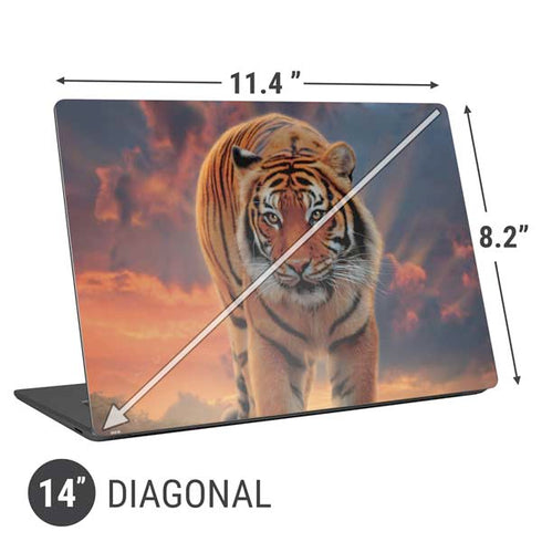 Vincent Hie Rising Tiger Universal Laptop 14in (11.4 x 8.2in) Skin