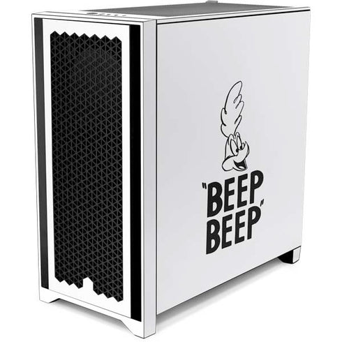 Looney Tunes Road Runner Beep Beep Corsair 4000D Tempered Glass Mid-Tower ATX Case Skin