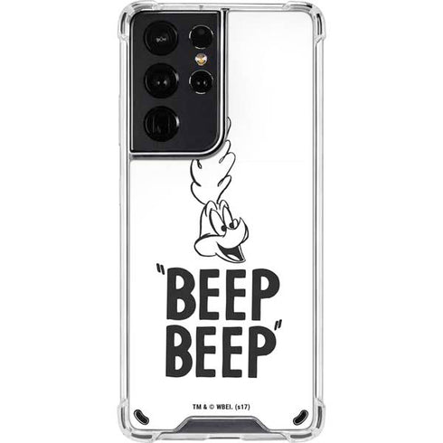 Looney Tunes Road Runner Beep Beep Galaxy S21 Ultra 5G Clear Case