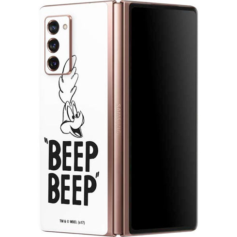Looney Tunes Road Runner Beep Beep Galaxy Z Fold2 5G Skin