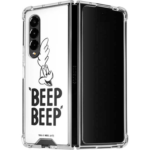 Looney Tunes Road Runner Beep Beep Galaxy Z Fold4 5G Clear Case