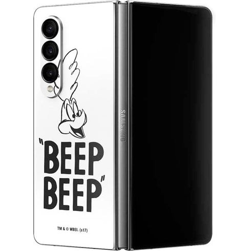 Looney Tunes Road Runner Beep Beep Galaxy Z Fold4 5G Skin