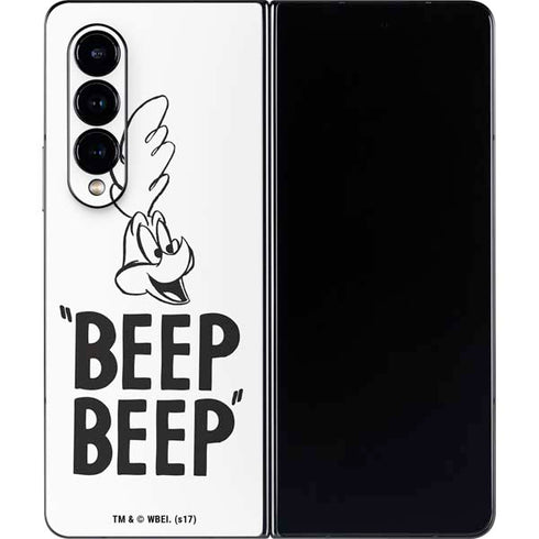 Looney Tunes Road Runner Beep Beep Galaxy Z Fold4 5G Skin