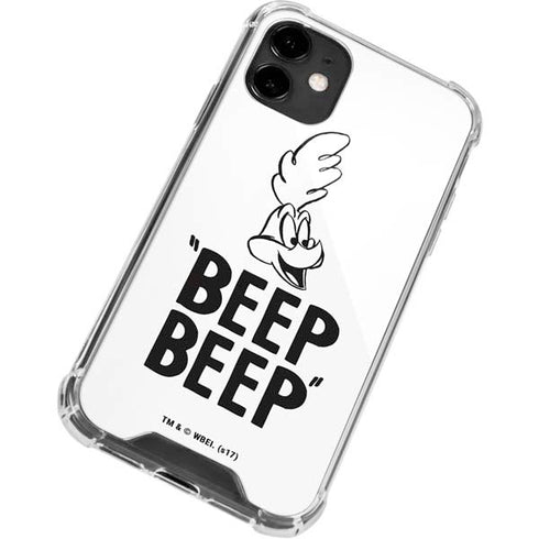 Looney Tunes Road Runner Beep Beep iPhone 12 Clear Case
