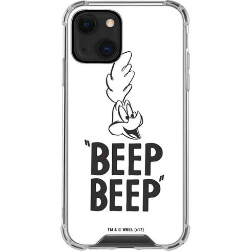 Looney Tunes Road Runner Beep Beep iPhone 13 Mini Clear Case
