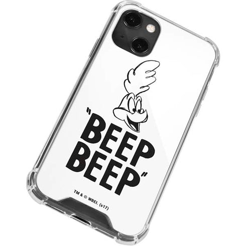 Looney Tunes Road Runner Beep Beep iPhone 13 Mini Clear Case