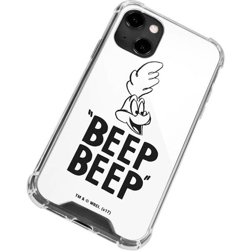 Looney Tunes Road Runner Beep Beep iPhone 14 Clear Case
