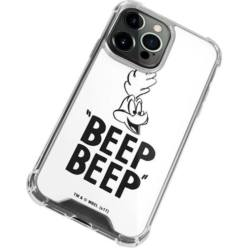 Looney Tunes Road Runner Beep Beep iPhone 14 Pro Clear Case