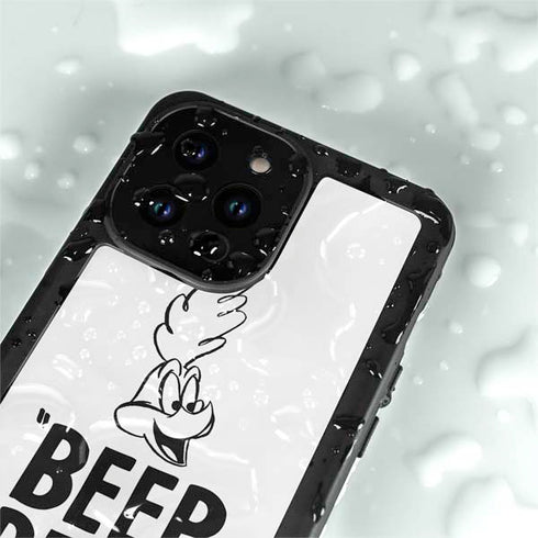 Looney Tunes Road Runner Beep Beep iPhone 14 Pro Max Waterproof Case