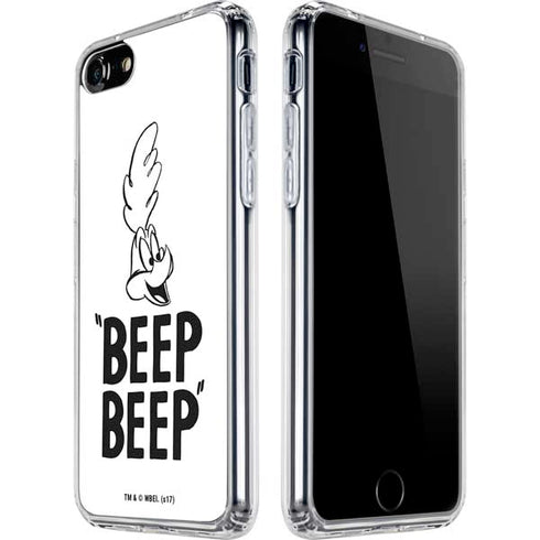 Looney Tunes Road Runner Beep Beep iPhone SE (2nd & 3rd Gen) Clear Case